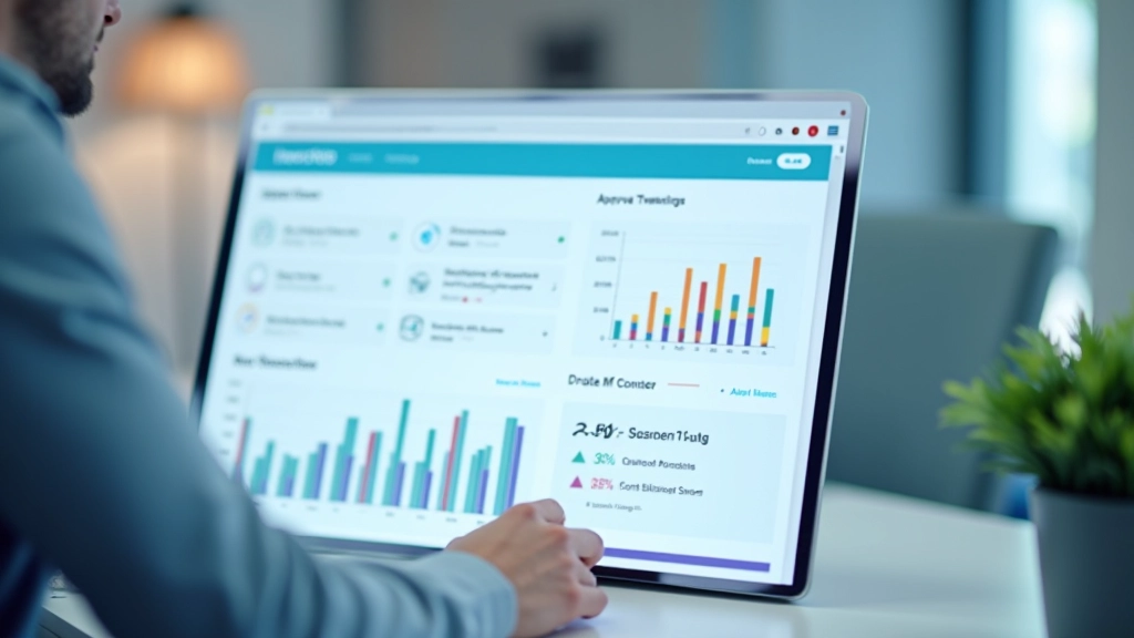 Dashboard showing invoice processing metrics and status